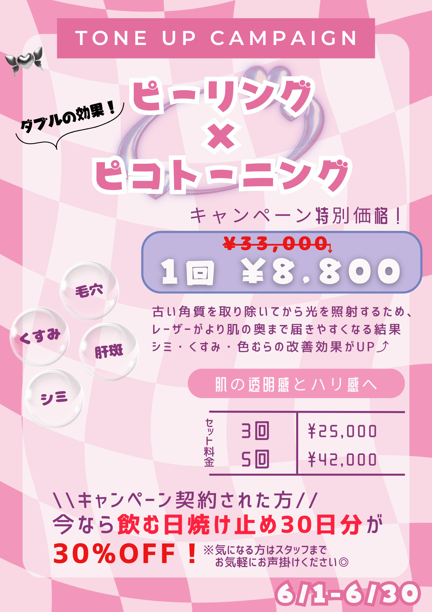 2025年6月キャンペーン 美容皮膚科アイエスクリニック
