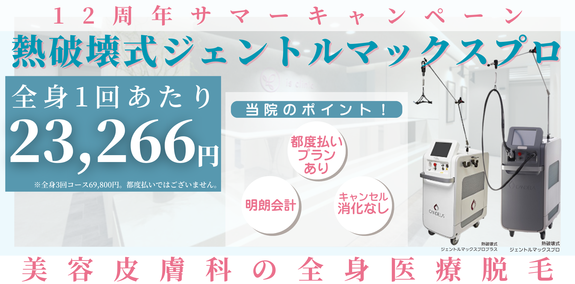 2025年 今月のおすすめ医療脱毛 来院当日施術キャンペーン